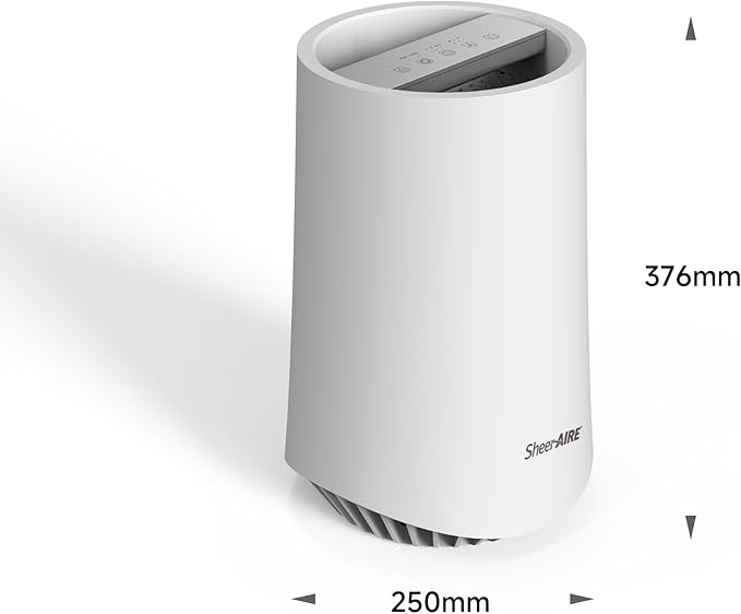 Air Purifier Durable H13 HEPA Filtration Air purifiers with 360°Air Intake,Suitable for Pet Households, Offices, Dormitories, Bedrooms (Medium)