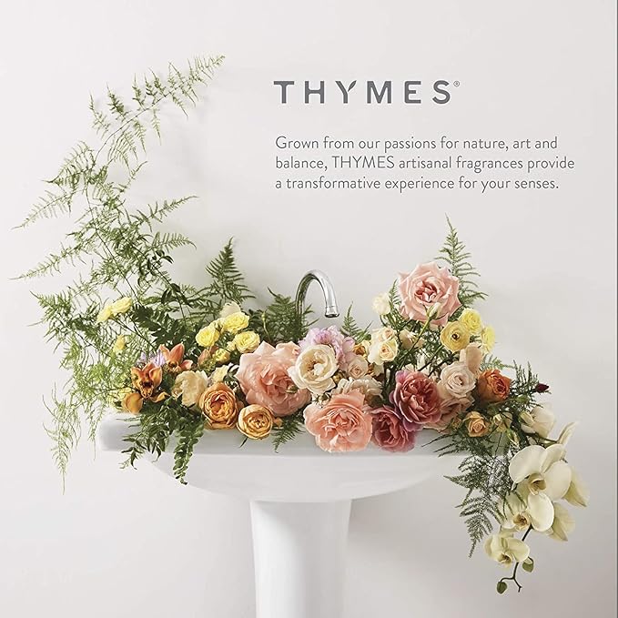 Thymes Home Fragrance Mist – Room Air Fresheners for Home Long Lasting – Air Freshener Spray – Premium Home Fragrance with Notes of Fresh Basil, Tomato Leaf & Delicate Sage (Fresh-Cut Basil, 3 oz)