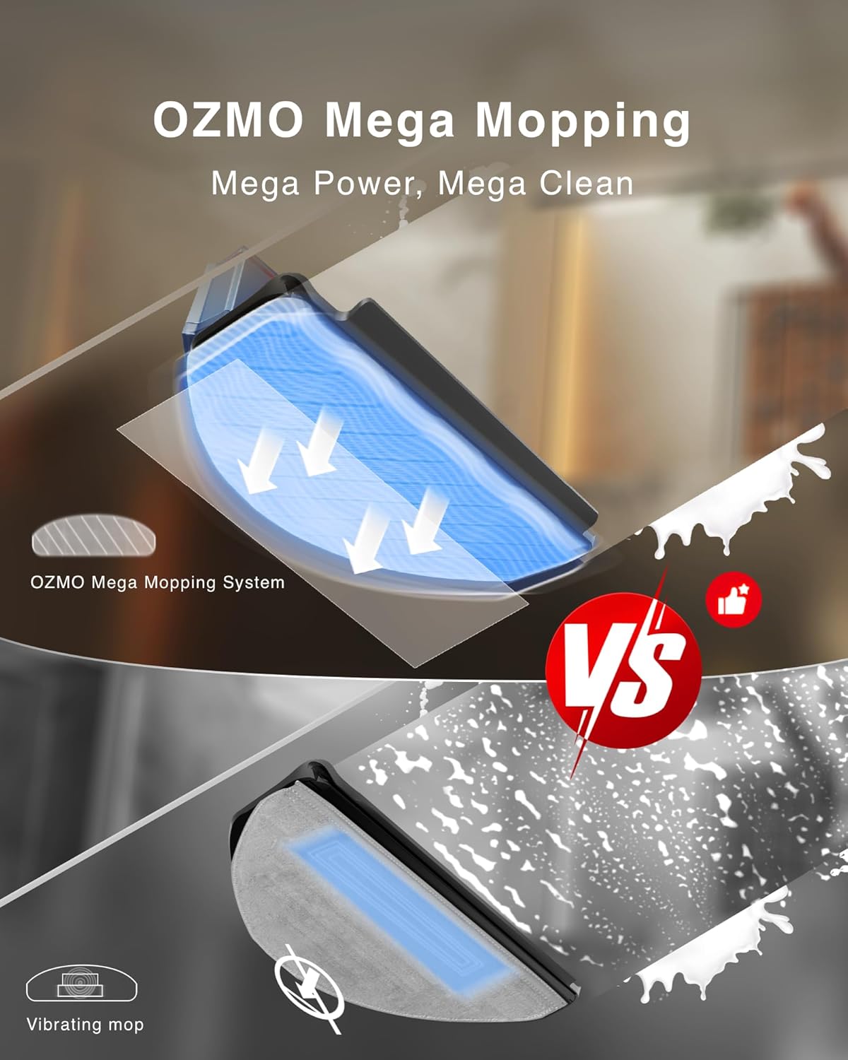 Robot Vacuum and Mop 8000Pa – Self Emptying, Bagless, Zero Tangle Brush, 7 Week Dust Storage