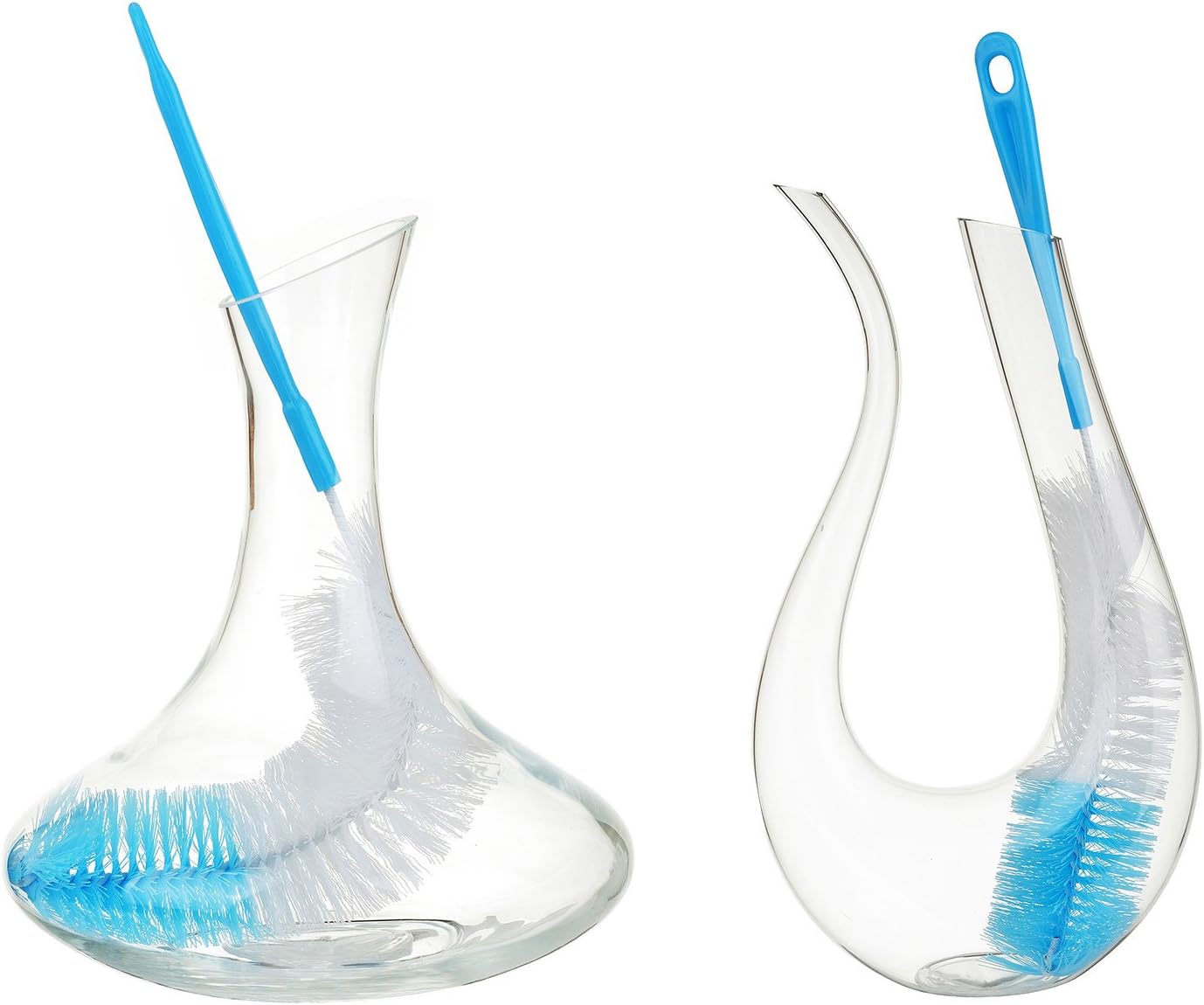 3-Pack Long Bottle Cleaning Brush for Narrow Neck Beer, Wine, Flask, Thermos, Sportwell, Pitcher, Brewing Bottle Cleaner, 16 Inches