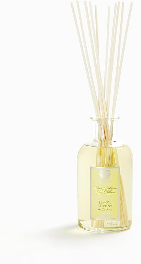 Antica Farmacista Home Ambiance Diffuser - Long-Lasting Reed Scent Diffuser - Luxury Room Freshener Gift - Lemon, Verbena & Cedar, 16.9 fl oz
