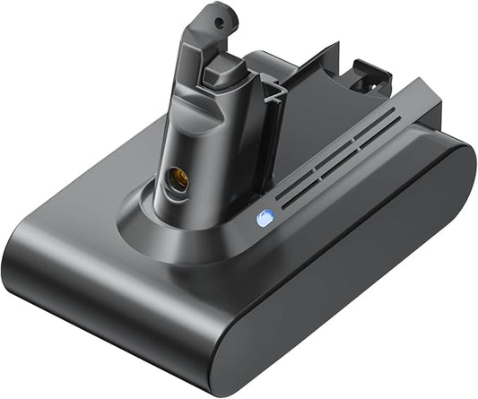 BatFance 21.6V 6000mAh V6 Battery Replacement Compatible with V6 DC58 DC59 DC61 DC62 SV03 SV06 SV07 SV09 Animal Absolute Motorhead Handheld Vacuum Cleaner(Not Fit V7, V8, V10)