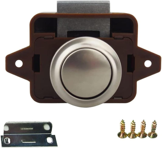 Encell Set of 5 Push Button Latch Cupboard for RV Camper Motor Home Caravan