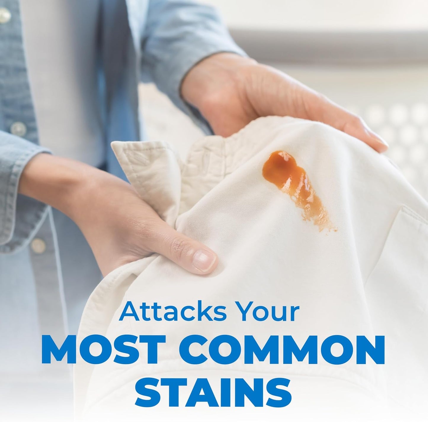 Laundry Sheets Detergent for Cold & HE Wash – Fresh Linen, 50 Sheets