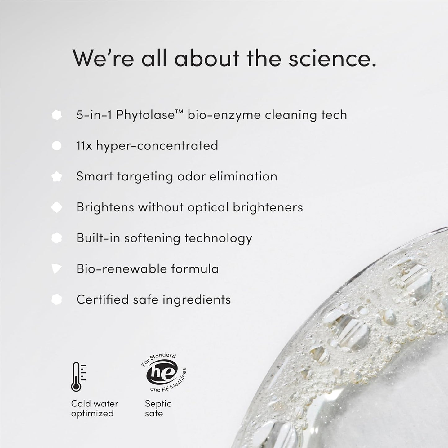 Scent-Free Liquid Laundry Detergent for Sensitive Skin – 32 Loads