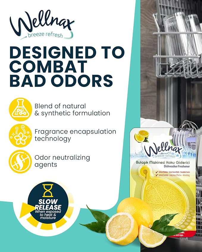 Wellnax Dishwasher Freshener (Lemon)