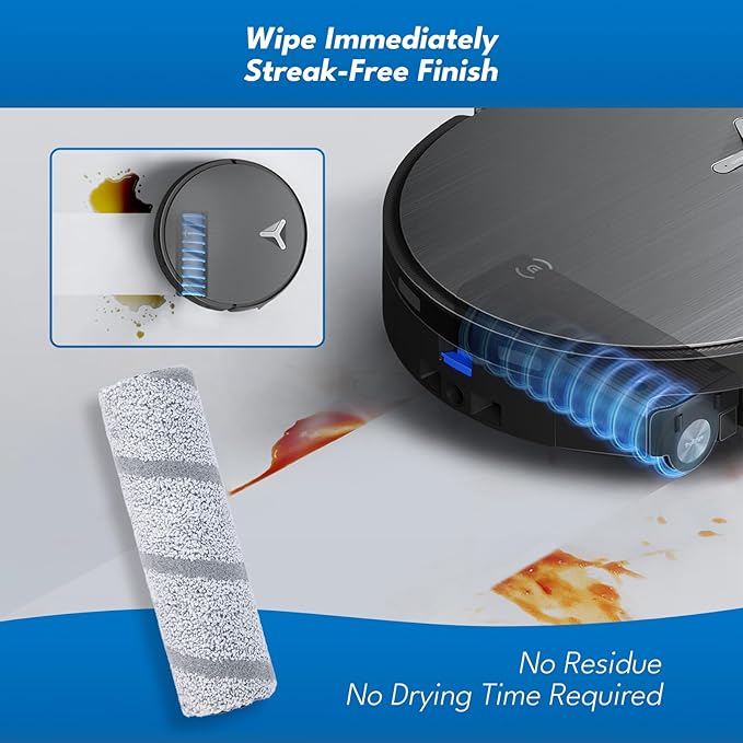 X11 OmniCyclone Replacement Parts for Ecovacs Deebot Vacuum Cleaner;X11 OmniCyclone Accessory set include: 2 Main Brush, 4 Mop Roller, 6 Side Brush, 6 HEPA Filter-20pcs