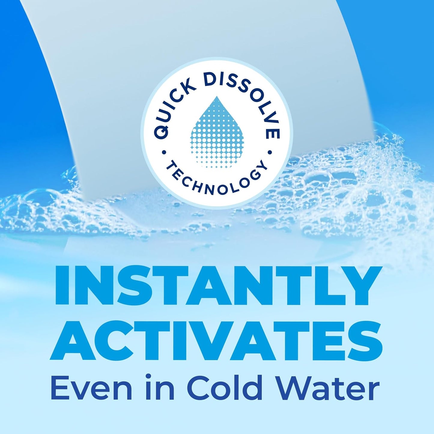 Laundry Sheets Detergent for Cold & HE Wash – Fresh Linen, 50 Sheets