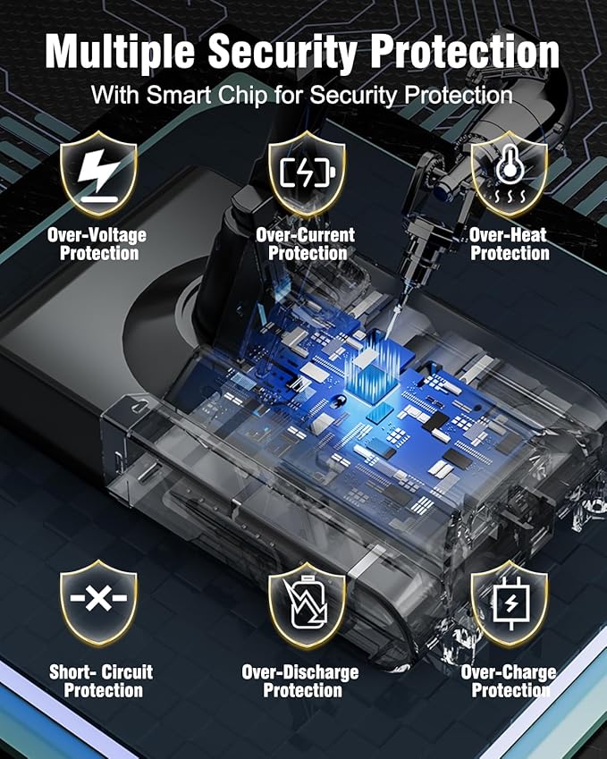 BatFance 21.6V 8000mAh V8 Battery Replacement SV10 Battery Compatible with V8 Vacuum Animal/Absolute/Motorhead/Fuffy/Total Clean/Absolute Pro Vacuum Cleaner(Not Fit V6, V7,V10)