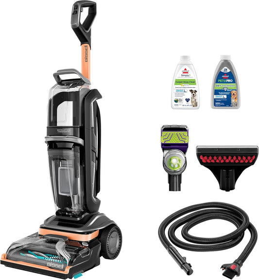 Upright Carpet Cleaner with Steam – Deep Clean Pet Stains, Fast Drying, HydroSteam Technology