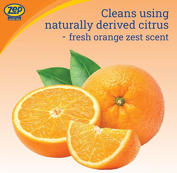 Zep Home Pro Citrus Degreaser Wipes 50 count- R59012 - Quickly cleans and degreases heavy-duty messes